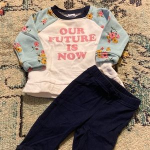 2PC Old Navy 3-6 Mos infant girl outfit